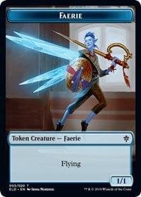 Magic: The Gathering MTG Single Faerie // Food (15) Double-sided Token [Throne of Eldraine]