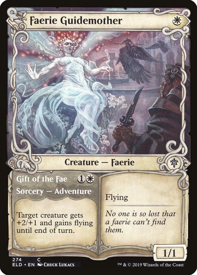 Magic: The Gathering MTG Single Faerie Guidemother // Gift of the Fae (Showcase) [Throne of Eldraine]