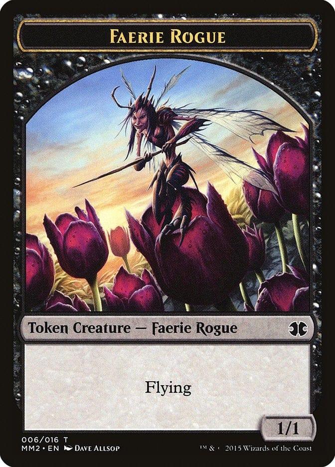 Magic: The Gathering MTG Single Faerie Rogue [Modern Masters 2015 Tokens]