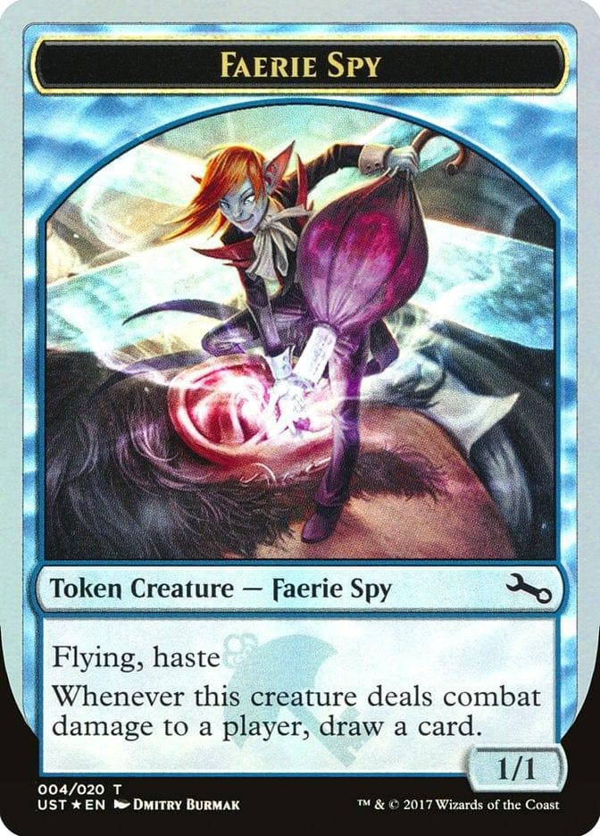 Magic: The Gathering MTG Single Faerie Spy [Unstable Tokens]