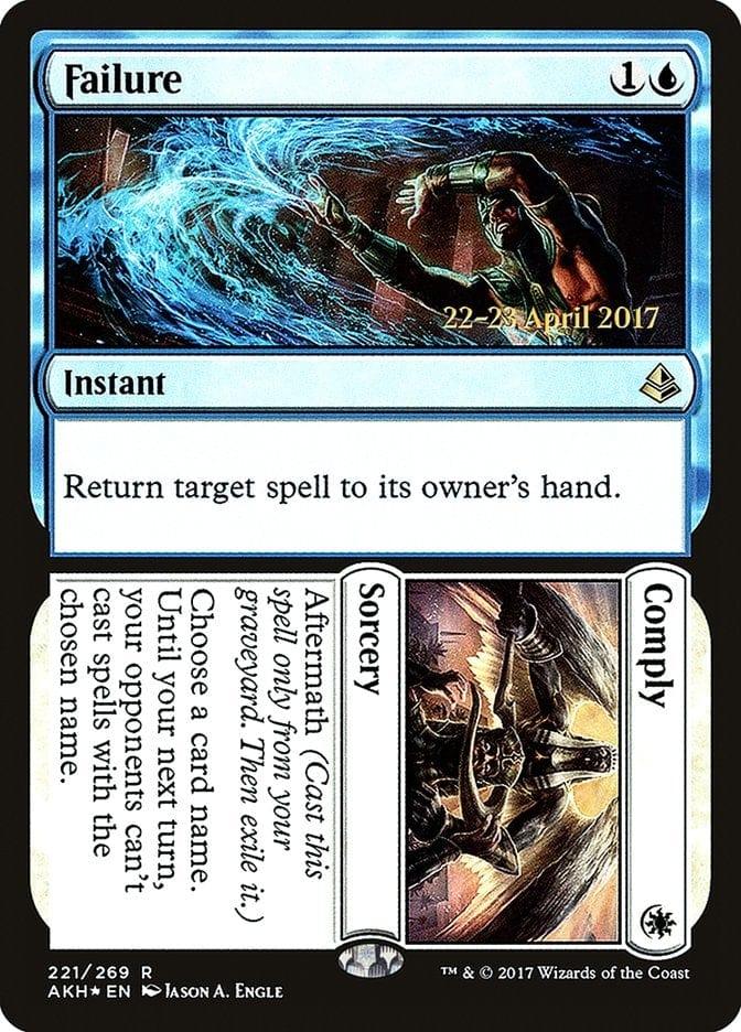 Magic: The Gathering MTG Single Failure // Comply  [Amonkhet Prerelease Promos]