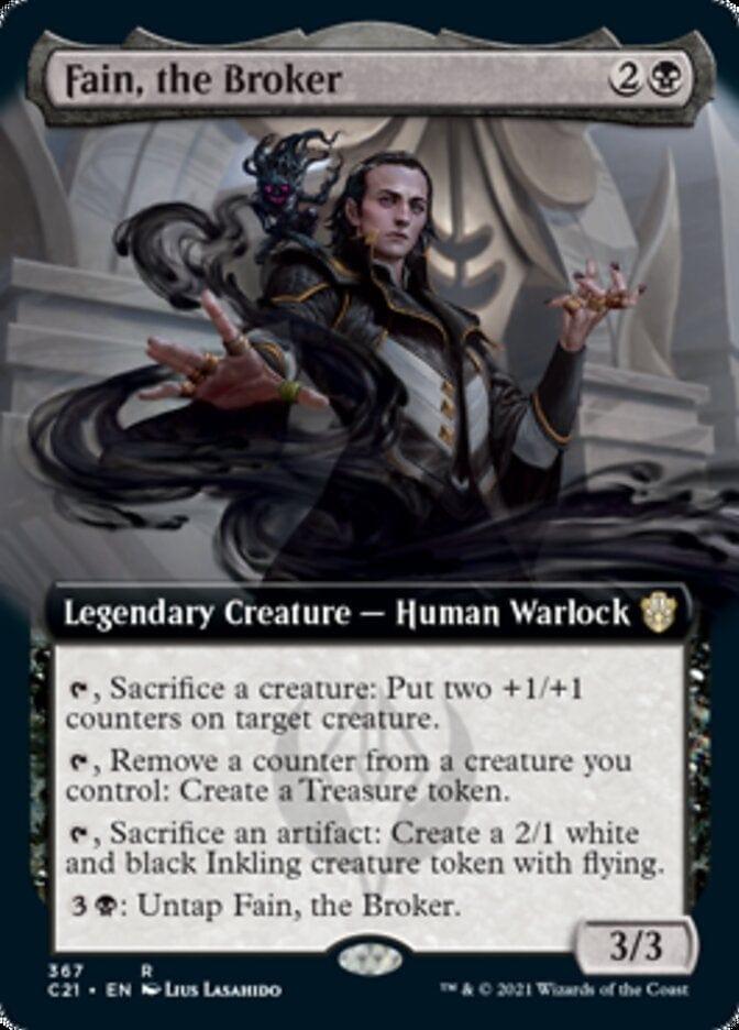 Magic: The Gathering MTG Single Fain, the Broker (Extended) [Commander 2021]