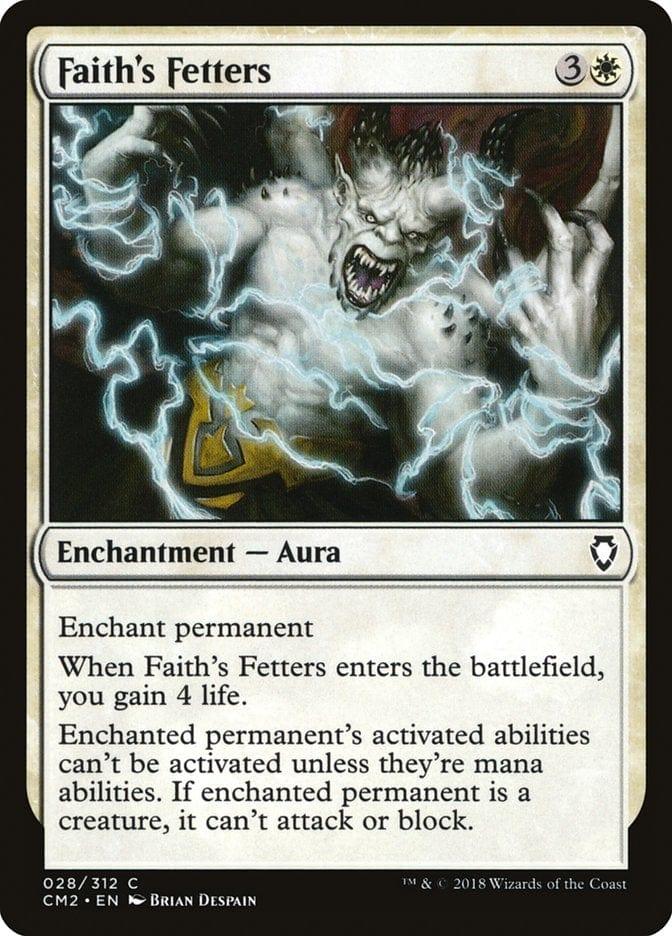 Magic: The Gathering MTG Single Faith's Fetters [Commander Anthology Volume II]