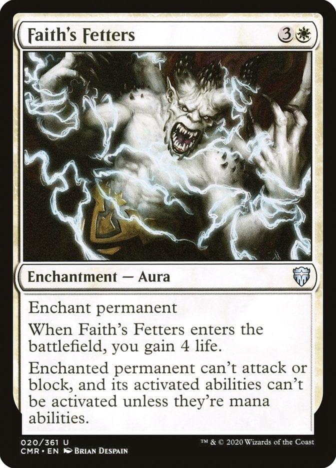 Magic: The Gathering MTG Single Faith's Fetters [Commander Legends]