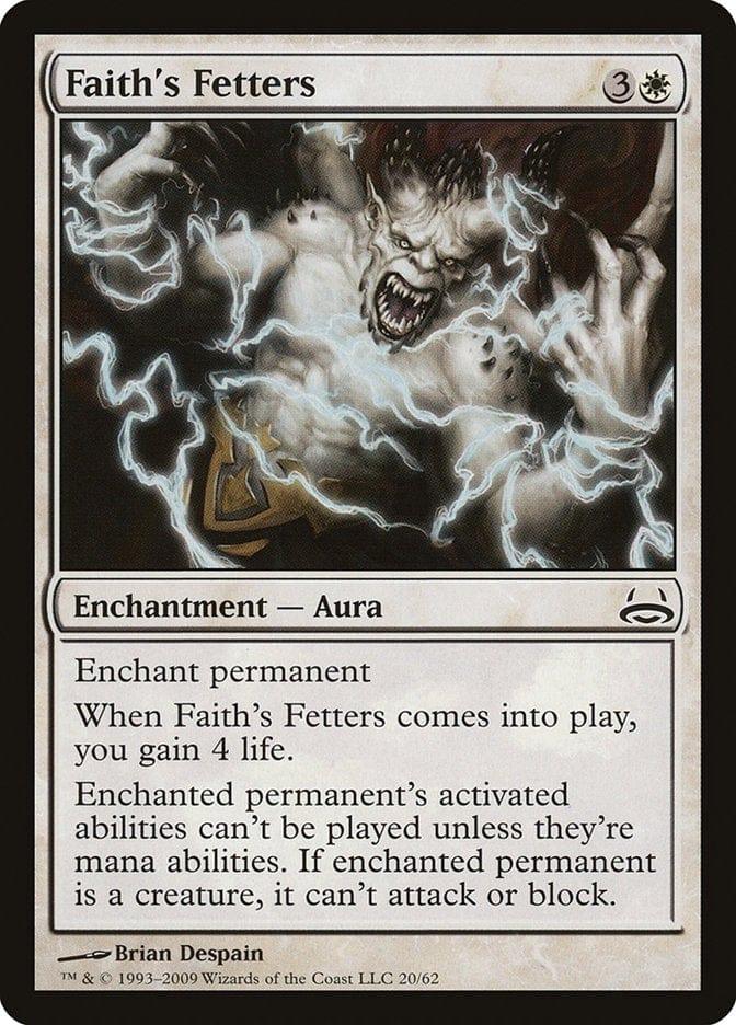 Magic: The Gathering MTG Single Faith's Fetters [Duel Decks: Divine vs. Demonic]