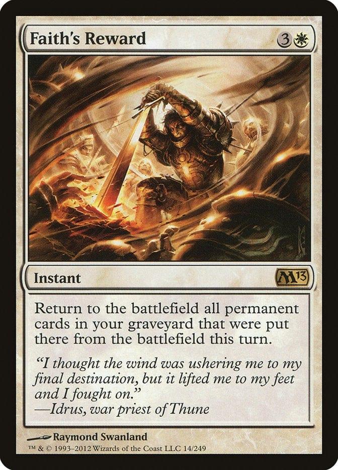 Magic: The Gathering MTG Single Faith's Reward [Magic 2013]