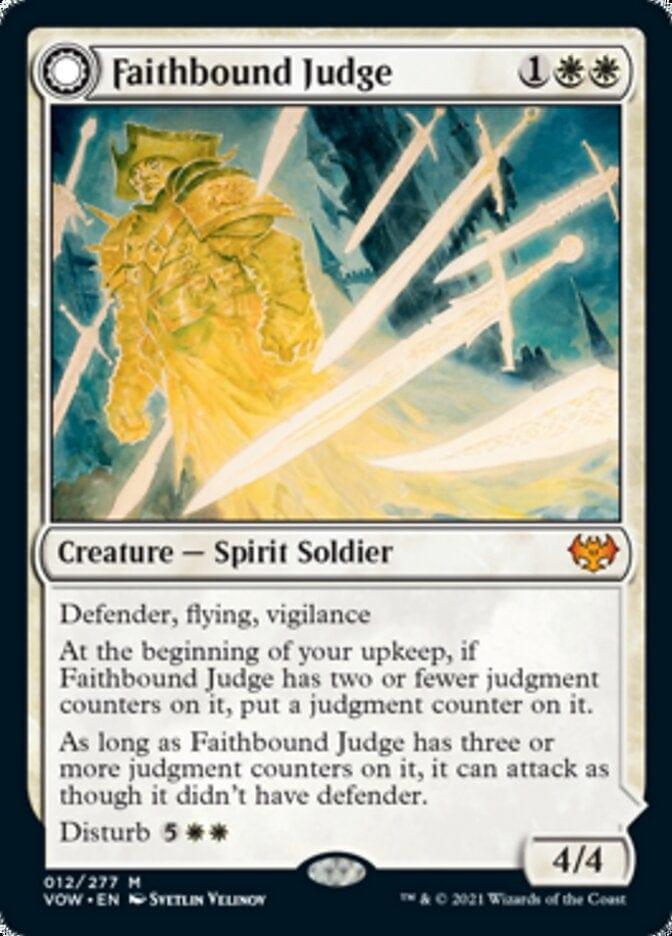 Magic: The Gathering MTG Single Faithbound Judge // Sinner's Judgment [Innistrad: Crimson Vow]