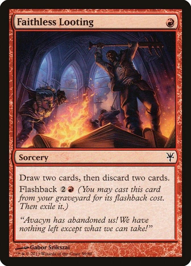 Magic: The Gathering MTG Single Faithless Looting [Duel Decks: Sorin vs. Tibalt]