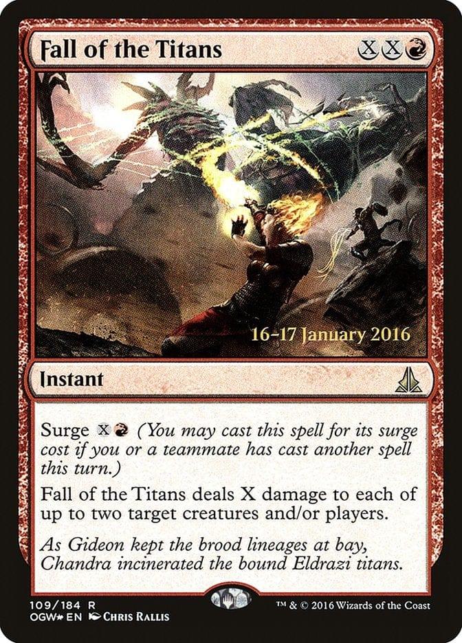 Magic: The Gathering MTG Single Fall of the Titans [Oath of the Gatewatch Prerelease Promos]