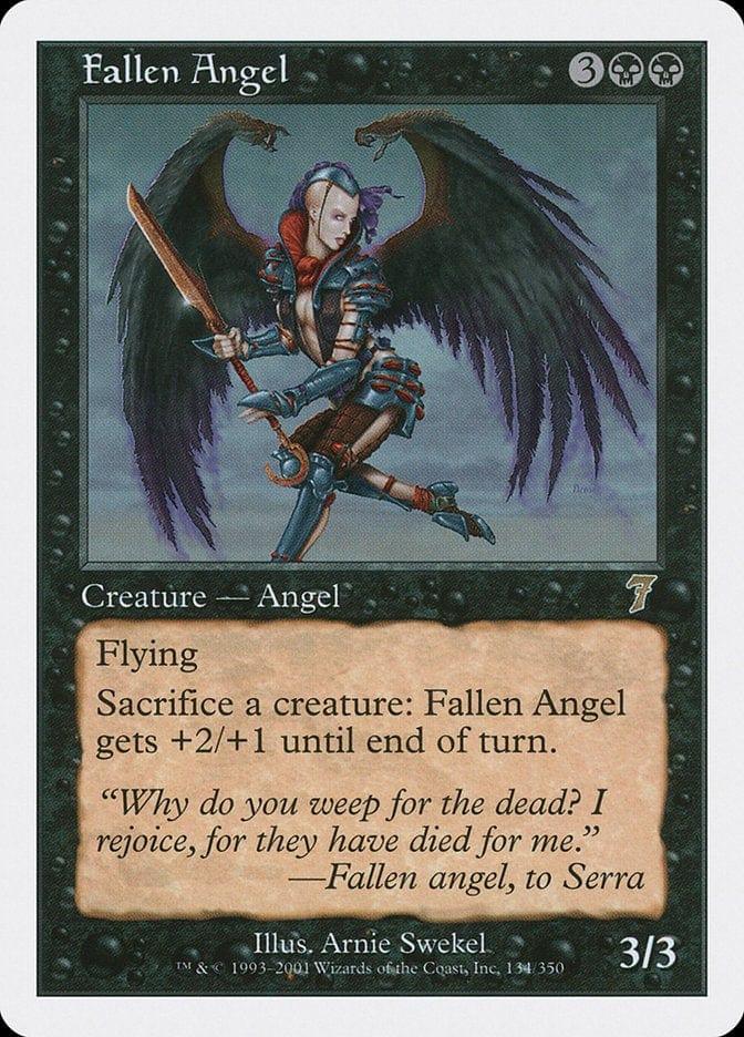 Magic: The Gathering MTG Single Fallen Angel [Seventh Edition]