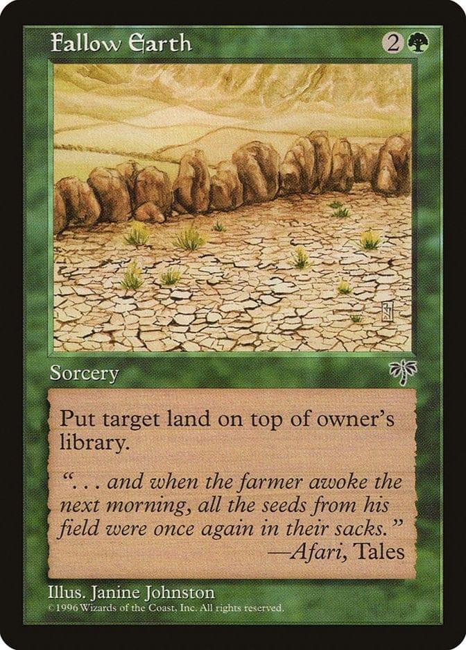 Magic: The Gathering MTG Single Fallow Earth [Mirage]