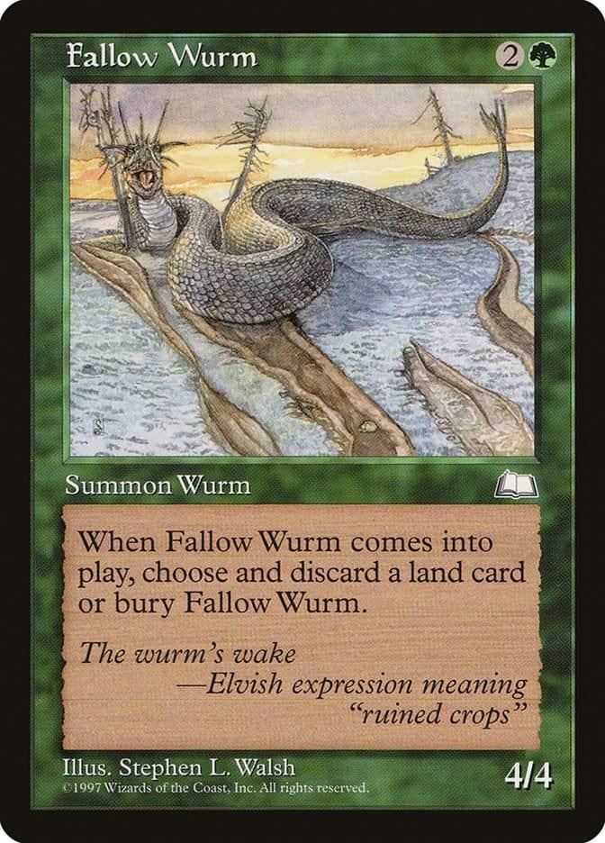 Magic: The Gathering MTG Single Fallow Wurm [Weatherlight]