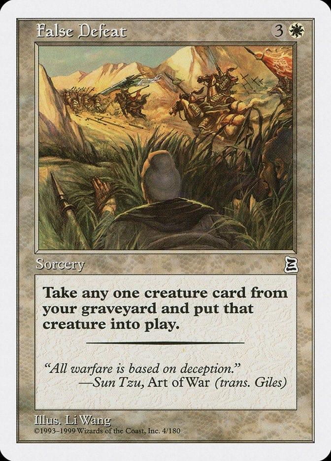 Magic: The Gathering MTG Single False Defeat [Portal Three Kingdoms]