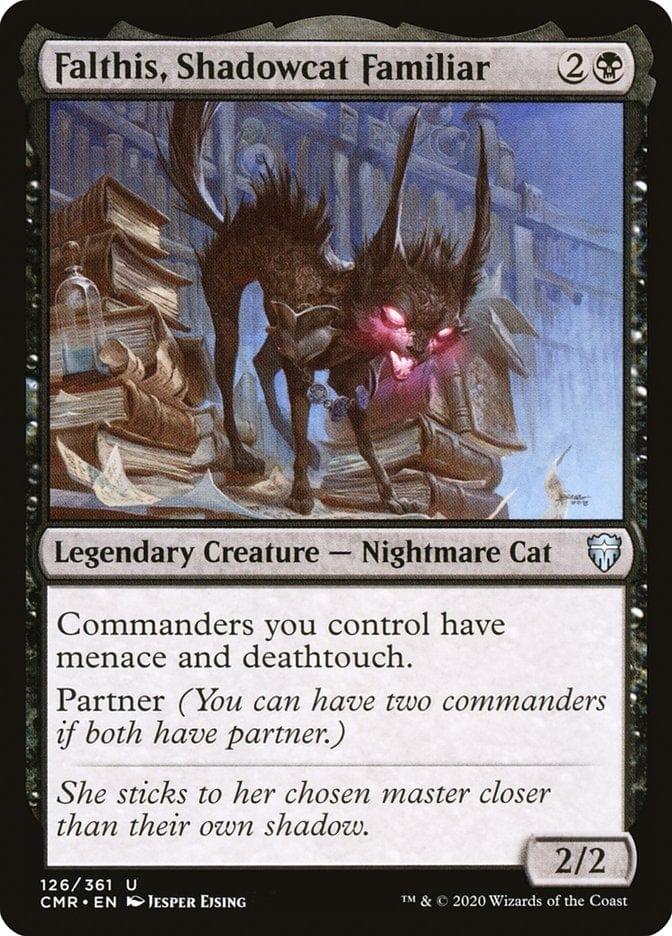 Magic: The Gathering MTG Single Falthis, Shadowcat Familiar [Commander Legends]