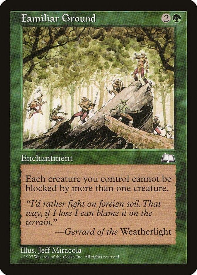 Magic: The Gathering MTG Single Familiar Ground [Weatherlight]