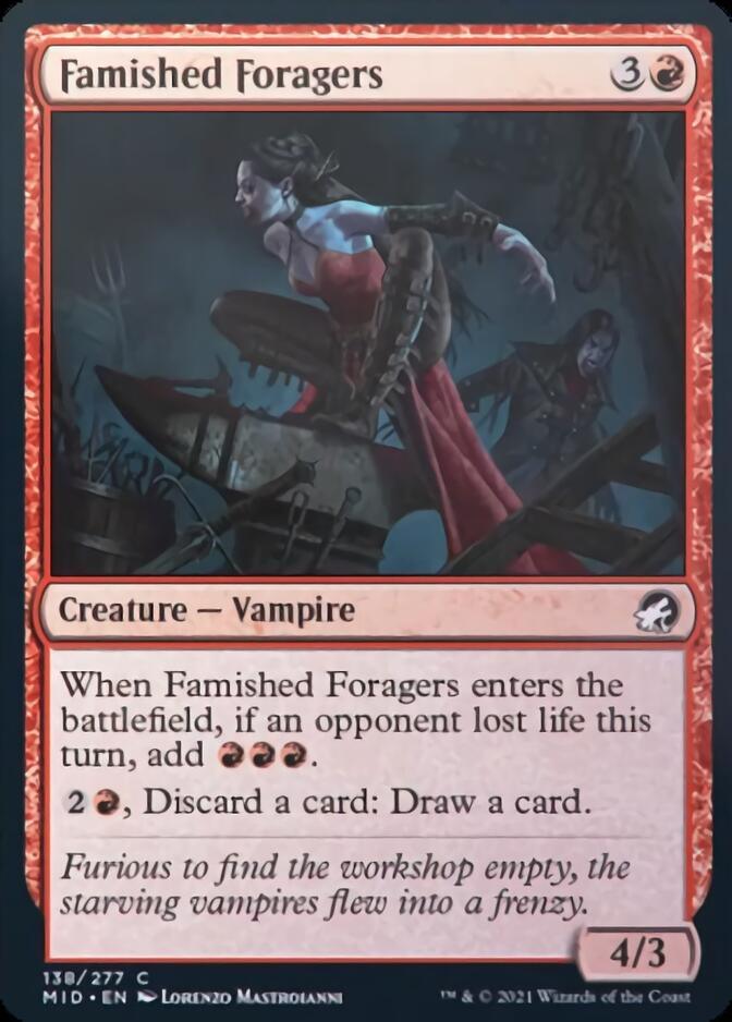 Magic: The Gathering MTG Single Famished Foragers [Innistrad: Midnight Hunt]