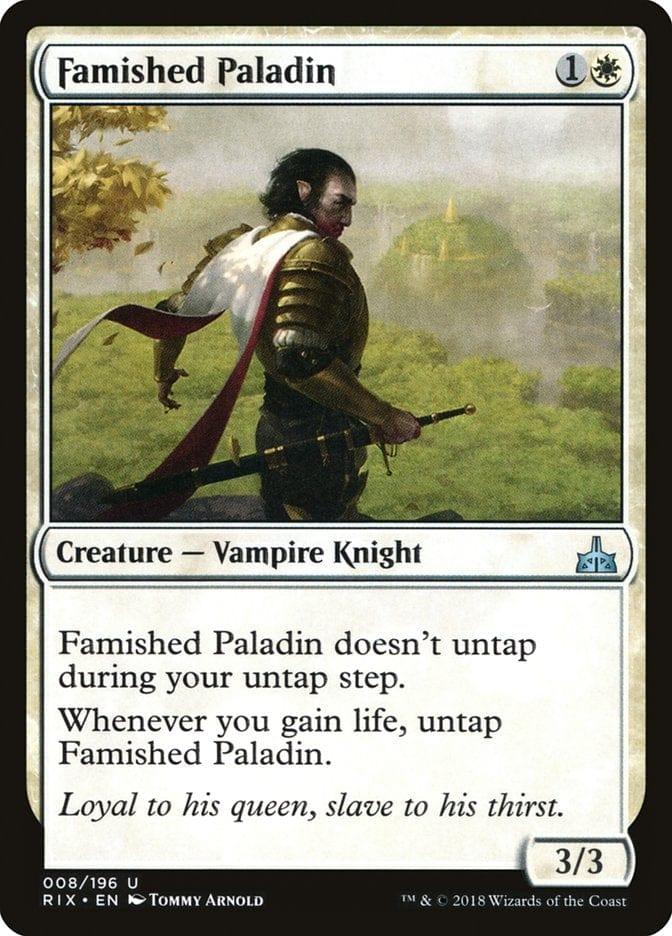 Magic: The Gathering MTG Single Famished Paladin [Rivals of Ixalan]