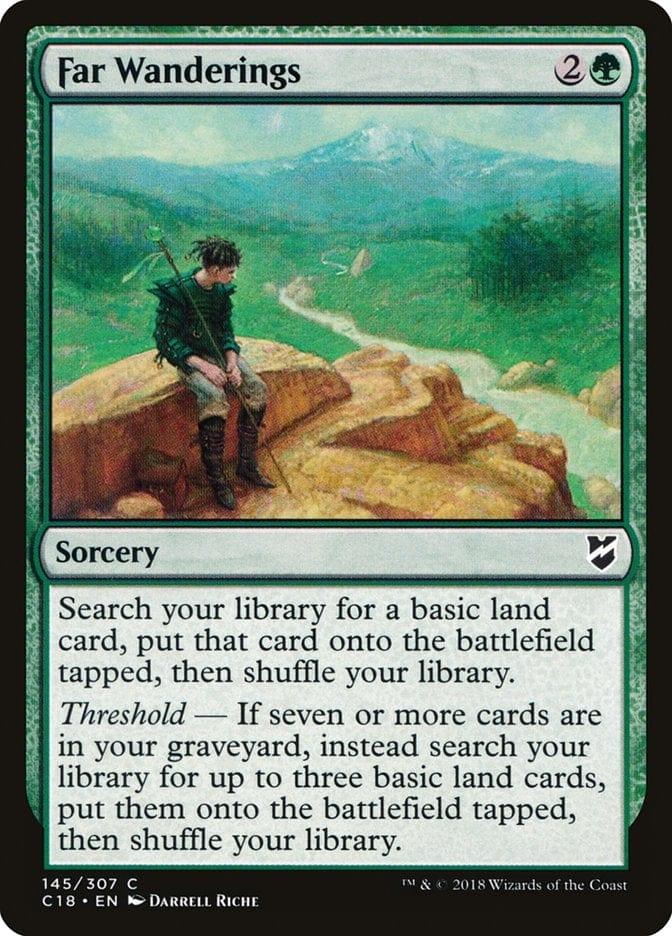 Magic: The Gathering MTG Single Far Wanderings [Commander 2018]