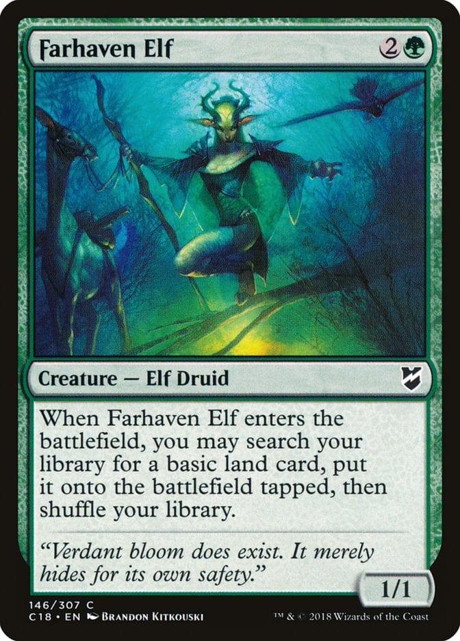 Magic: The Gathering MTG Single Farhaven Elf [Commander 2018]