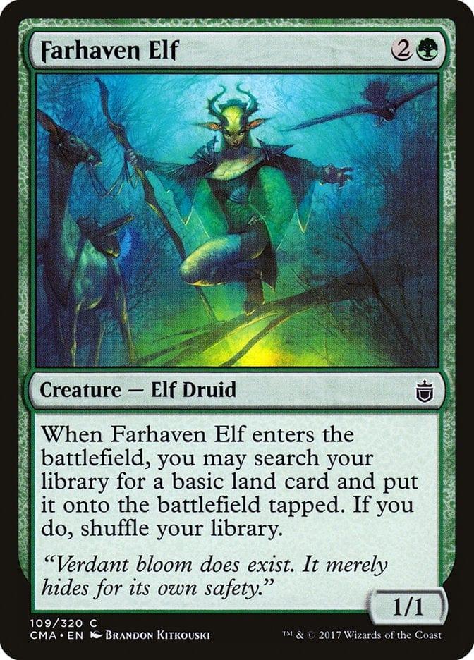 Magic: The Gathering MTG Single Farhaven Elf [Commander Anthology]