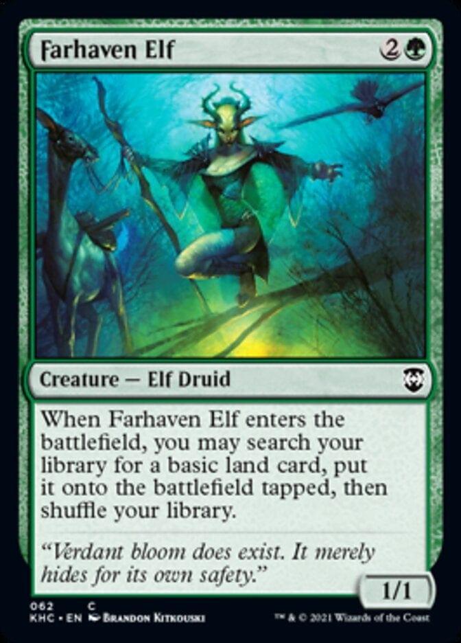 Magic: The Gathering MTG Single Farhaven Elf [Kaldheim Commander]