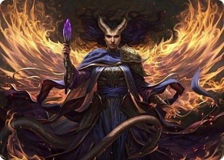 Magic: The Gathering MTG Single Farideh, Devil's Chosen Art Card [Dungeons & Dragons: Adventures in the Forgotten Realms Art Series]