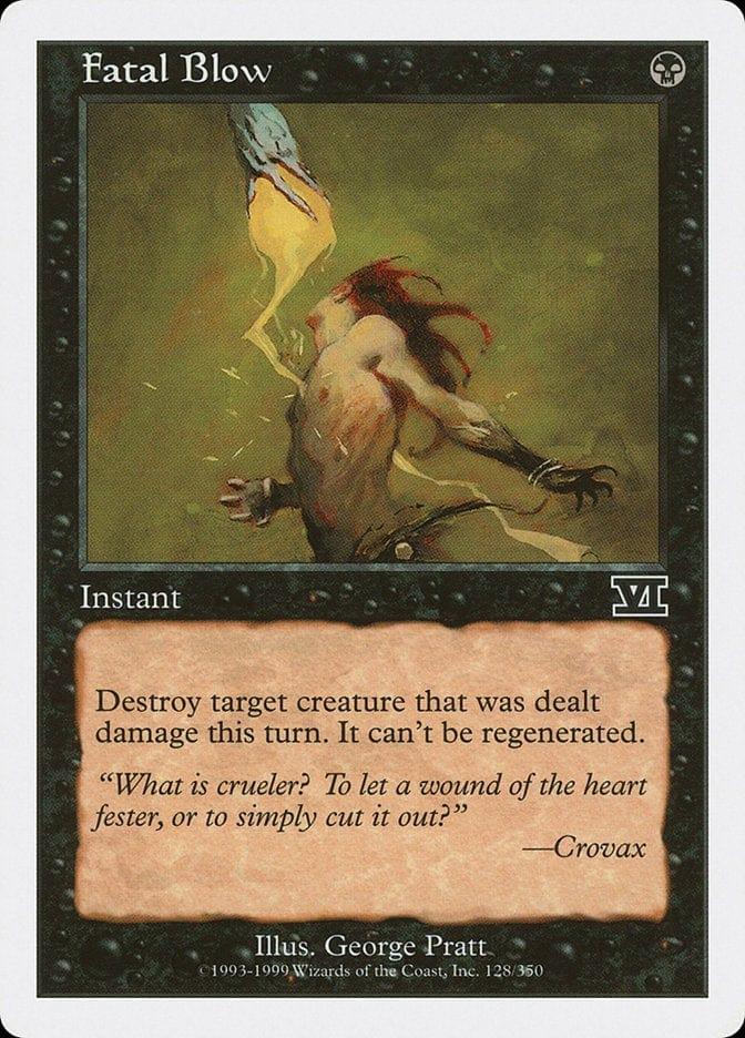 Magic: The Gathering MTG Single Fatal Blow [Classic Sixth Edition]