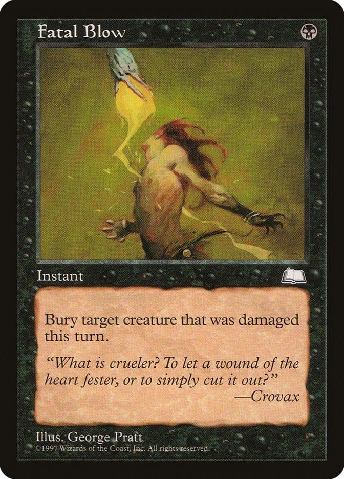 Magic: The Gathering MTG Single Fatal Blow [Weatherlight]