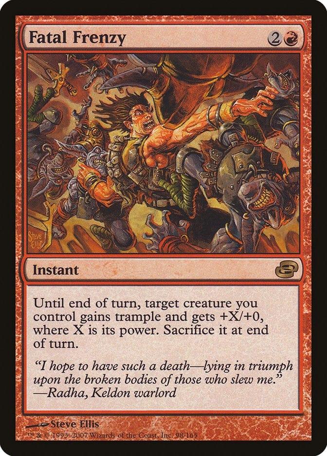 Magic: The Gathering MTG Single Fatal Frenzy [Planar Chaos]