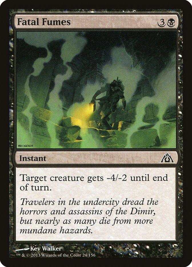 Magic: The Gathering MTG Single Fatal Fumes [Dragon's Maze]