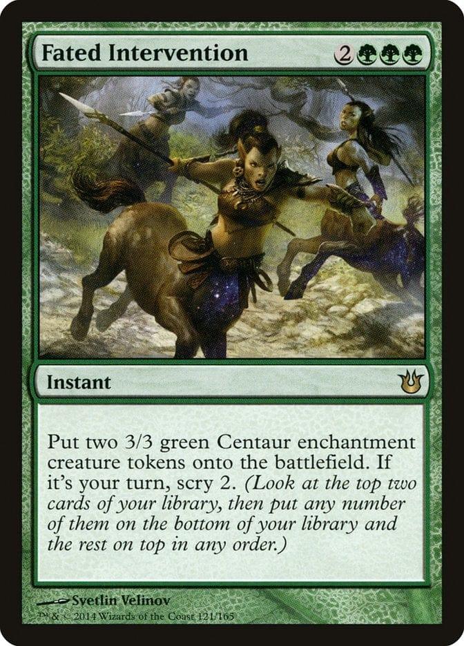 Magic: The Gathering MTG Single Fated Intervention [Born of the Gods]