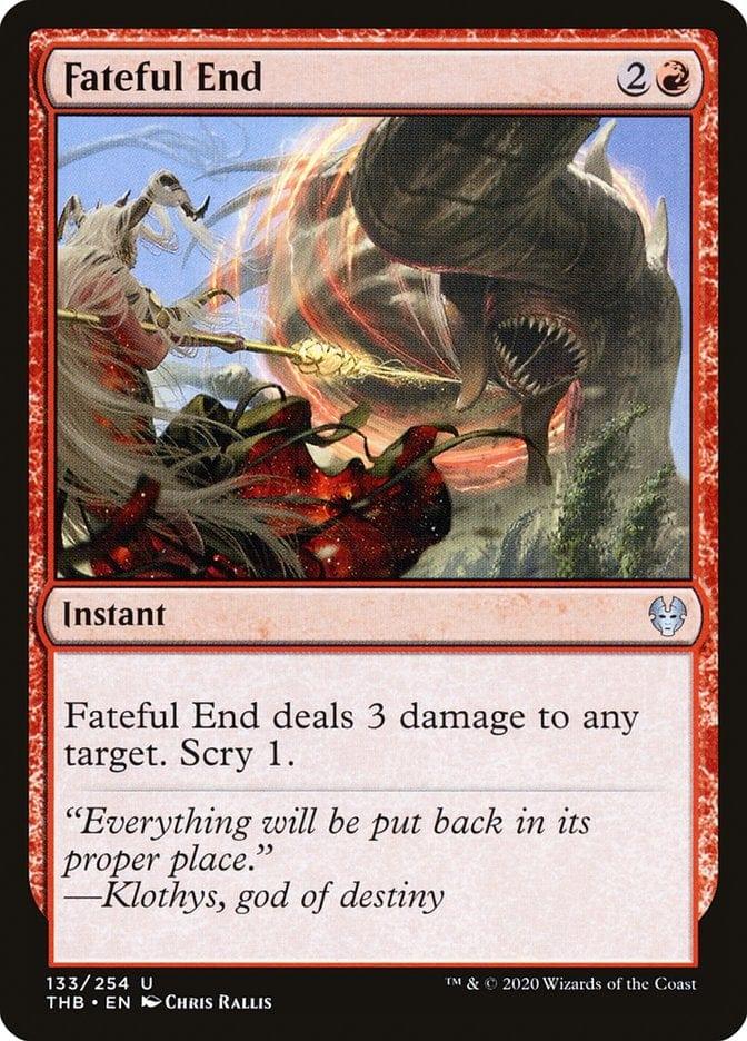 Magic: The Gathering MTG Single Fateful End [Theros Beyond Death]