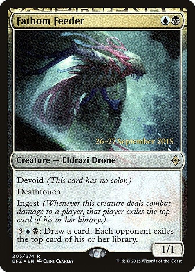 Magic: The Gathering MTG Single Fathom Feeder  [Battle for Zendikar Prerelease Promos]