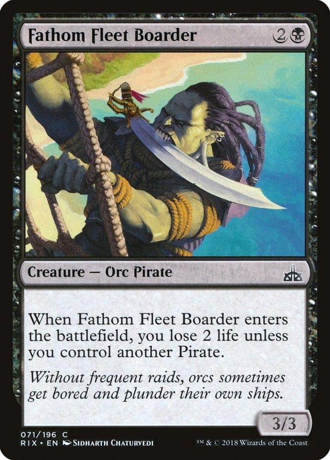 Magic: The Gathering MTG Single Fathom Fleet Boarder [Rivals of Ixalan]