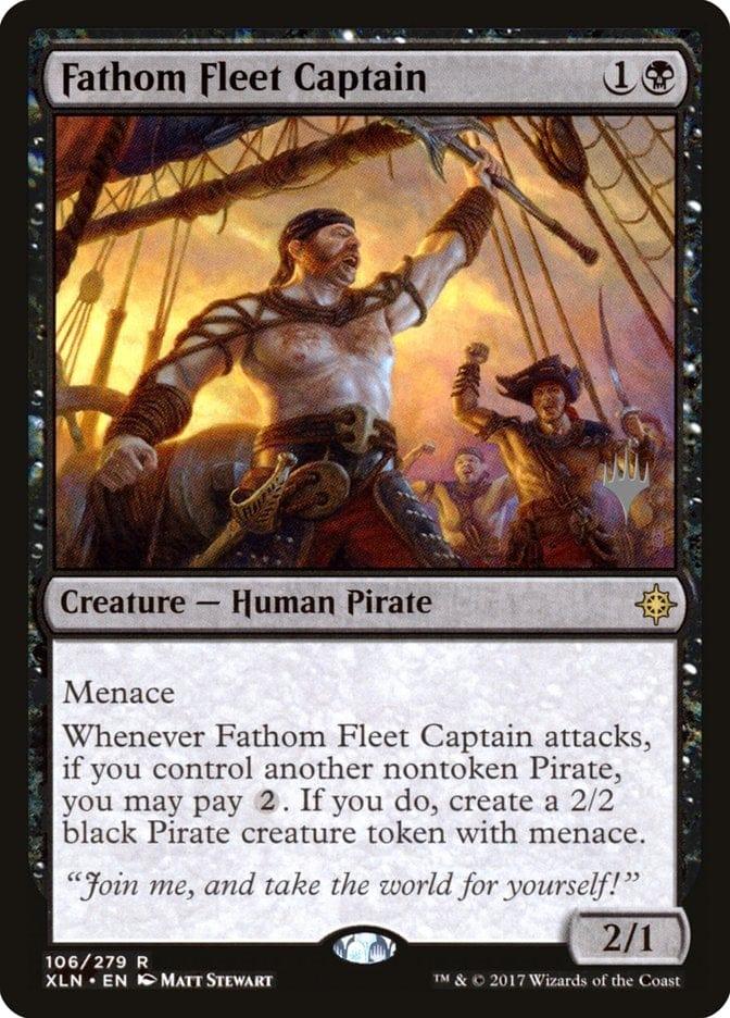 Magic: The Gathering MTG Single Fathom Fleet Captain (Promo Pack) [Ixalan Promos]