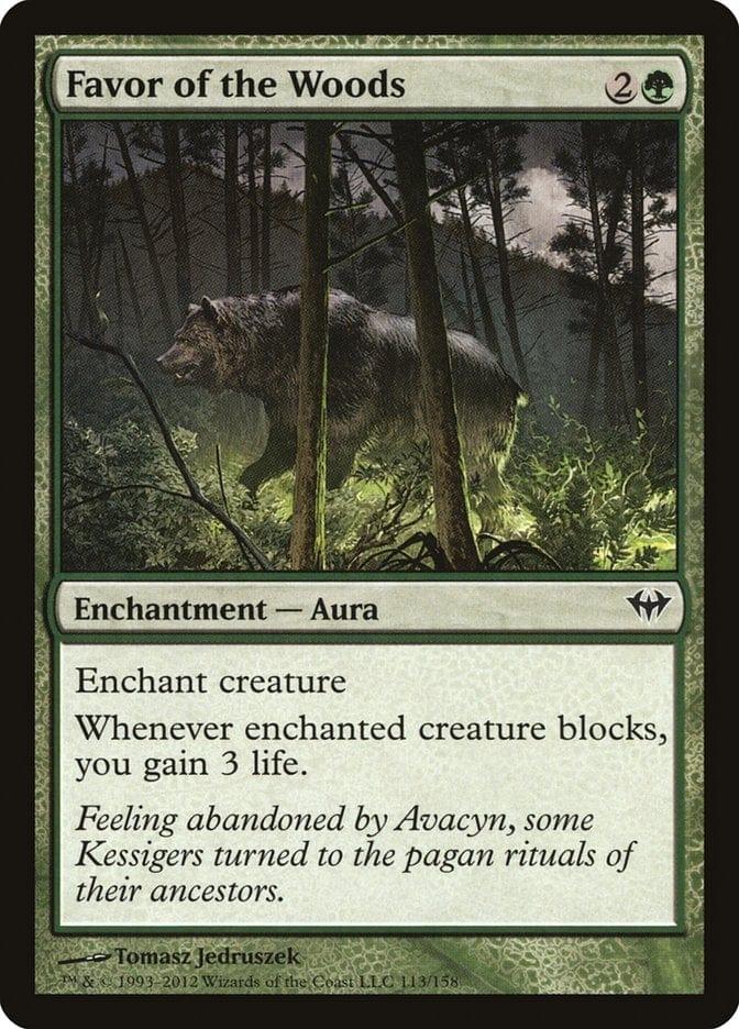 Magic: The Gathering MTG Single Favor of the Woods [Dark Ascension]