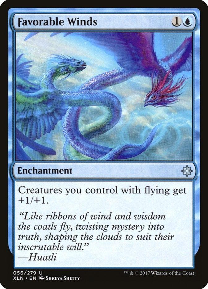 Magic: The Gathering MTG Single Favorable Winds [Ixalan]