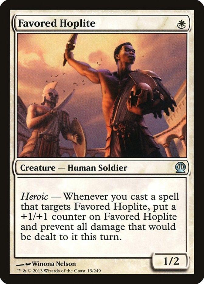 Magic: The Gathering MTG Single Favored Hoplite [Theros]