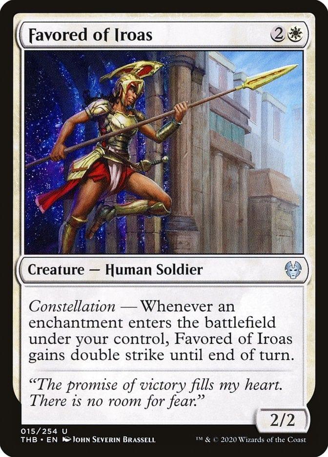 Magic: The Gathering MTG Single Favored of Iroas [Theros Beyond Death]