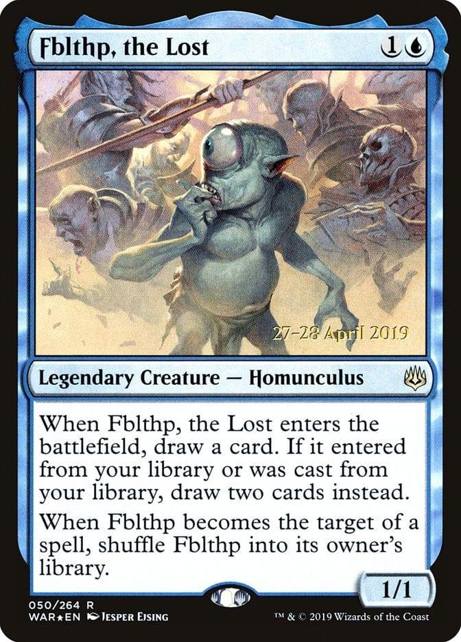 Magic: The Gathering MTG Single Fblthp, the Lost  [War of the Spark Prerelease Promos]