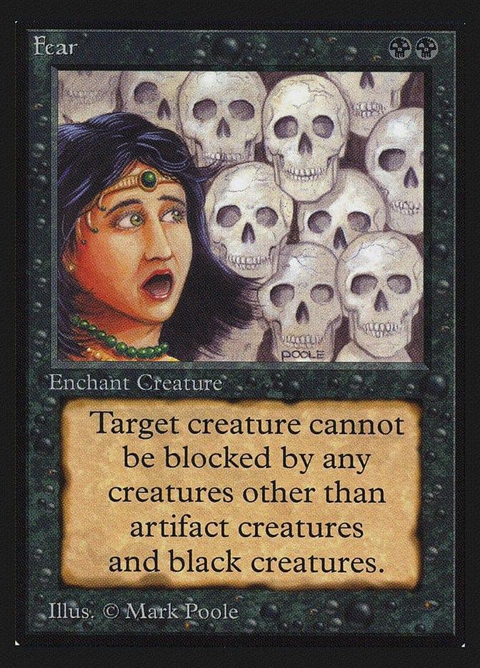 Magic: The Gathering MTG Single Fear [International Collectors’ Edition]
