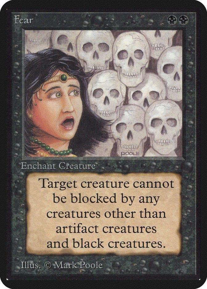 Magic: The Gathering MTG Single Fear [Limited Edition Alpha]