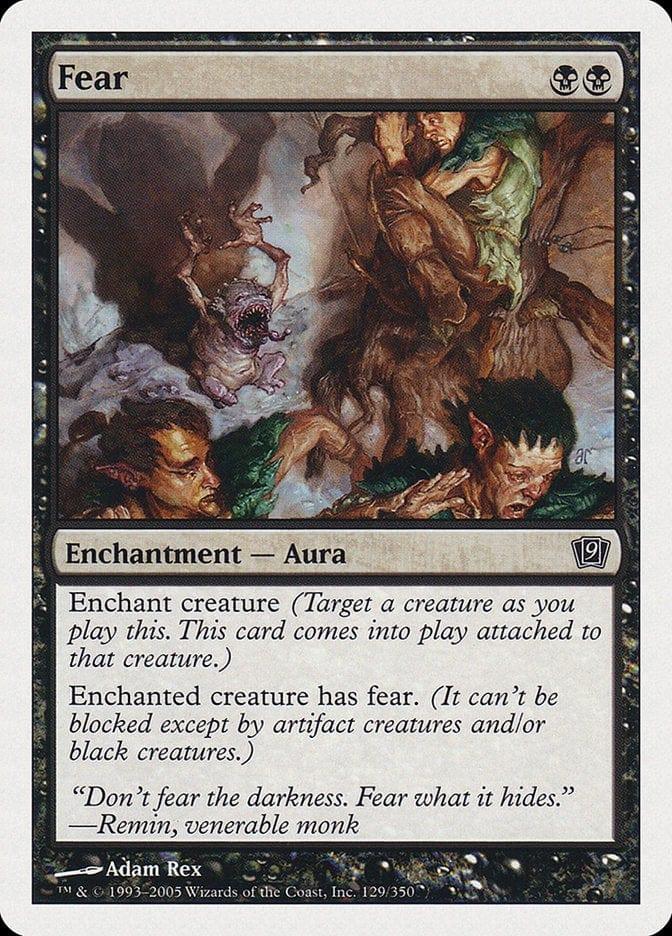 Magic: The Gathering MTG Single Fear [Ninth Edition]