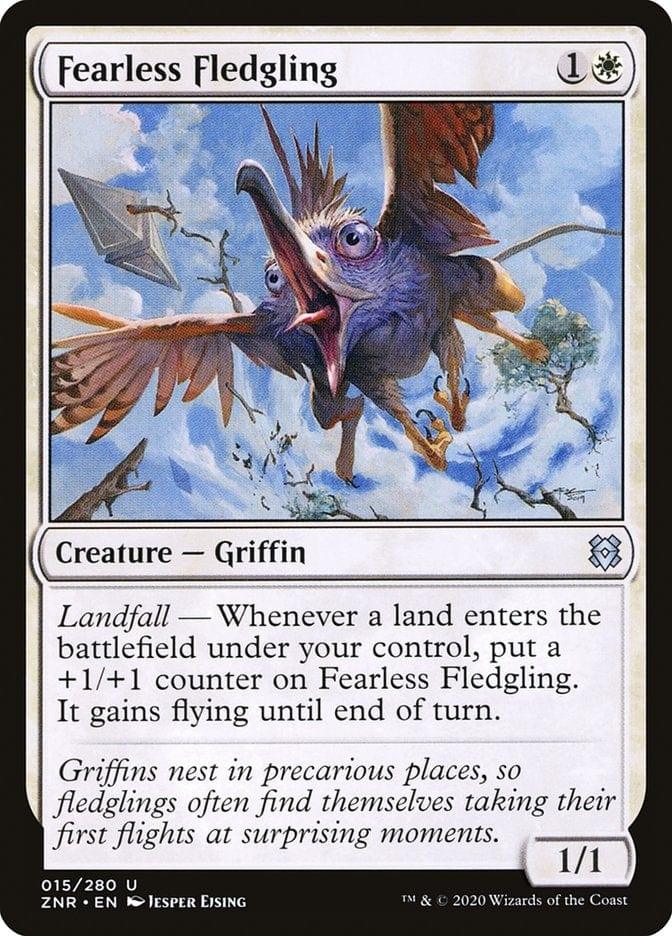 Magic: The Gathering MTG Single Fearless Fledgling [Zendikar Rising]