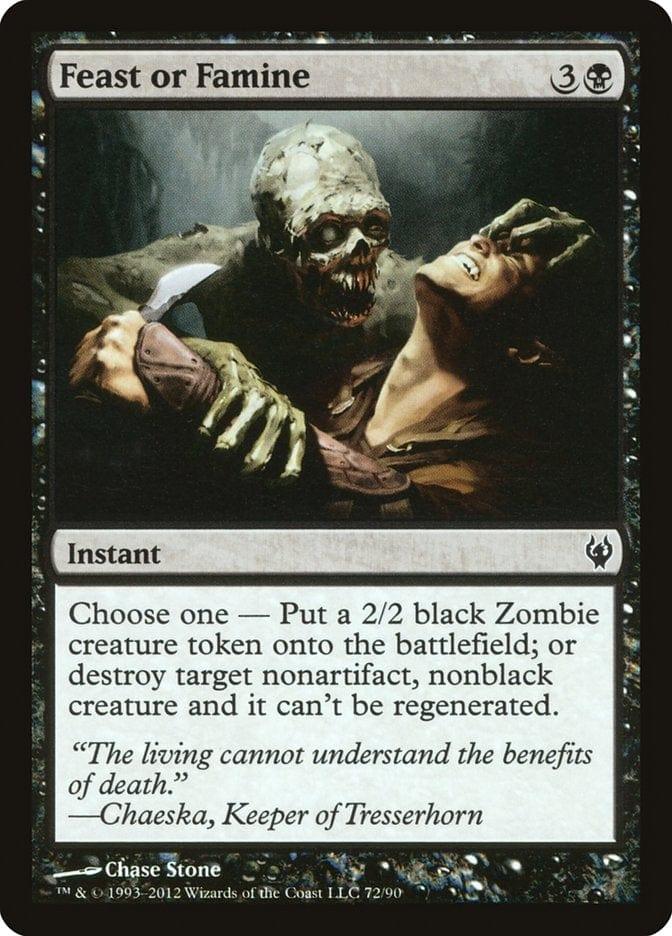 Magic: The Gathering MTG Single Feast or Famine [Duel Decks: Izzet vs. Golgari]
