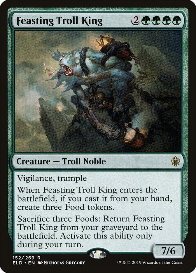 Magic: The Gathering MTG Single Feasting Troll King [Throne of Eldraine]