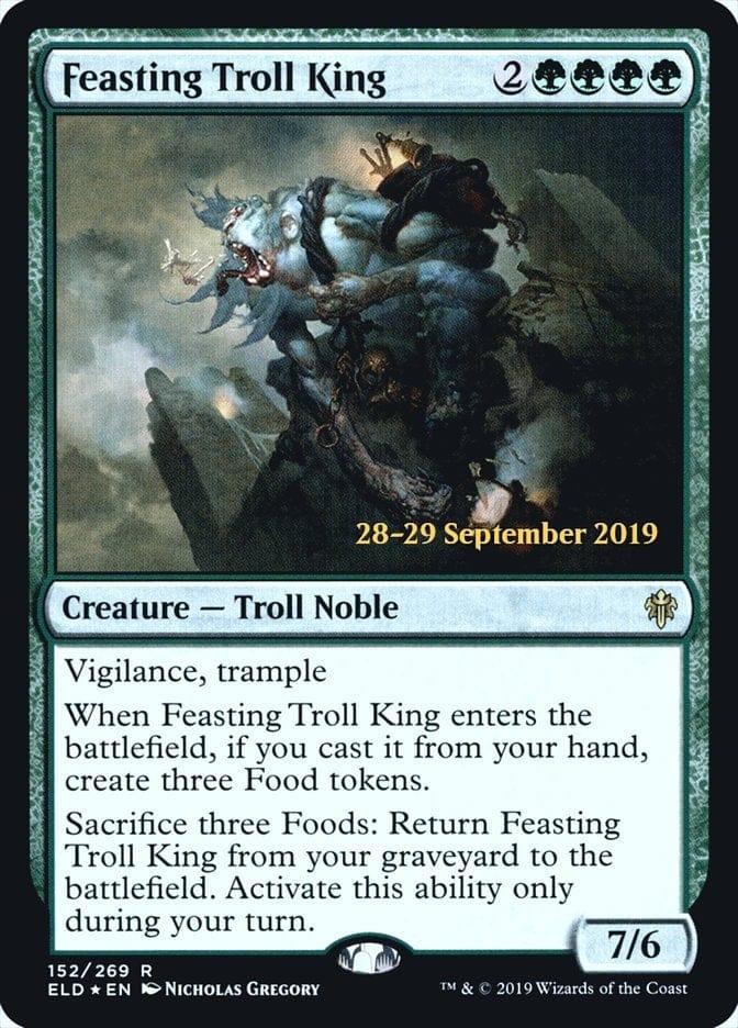 Magic: The Gathering MTG Single Feasting Troll King  [Throne of Eldraine Prerelease Promos]