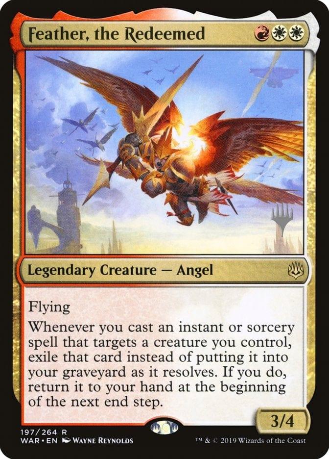 Magic: The Gathering MTG Single Feather, the Redeemed (Promo Pack) [War of the Spark Promos]