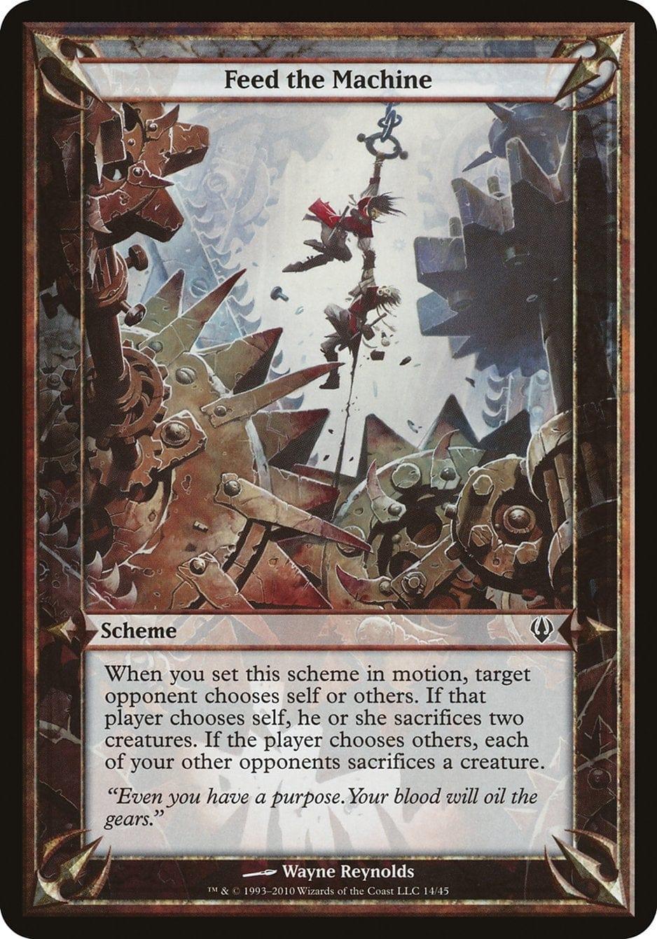 Magic: The Gathering MTG Single Feed the Machine (Schemes) [Archenemy Schemes]