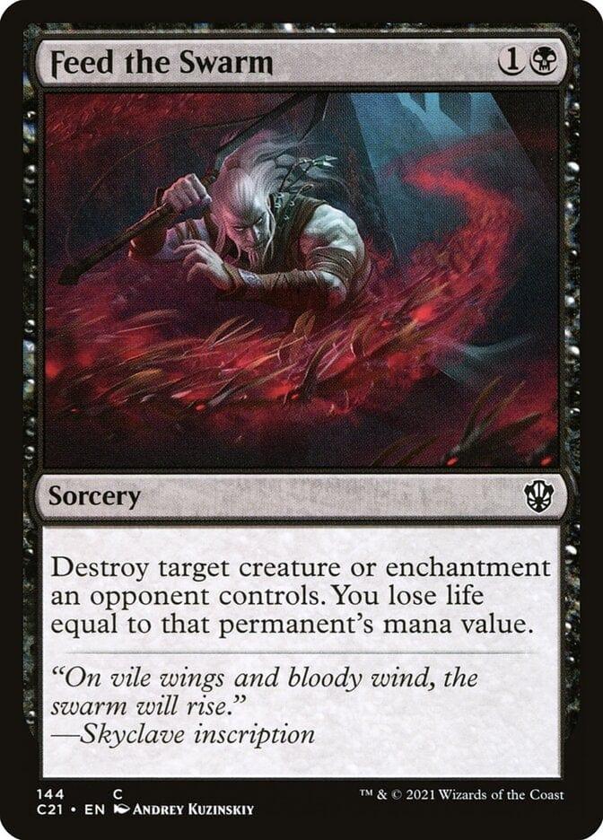 Magic: The Gathering MTG Single Feed the Swarm [Commander 2021]